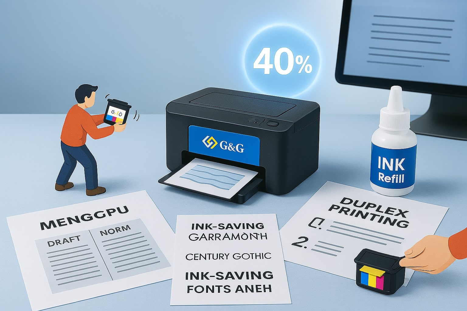 Tinta G&G Berkualitas untuk Printer Awet