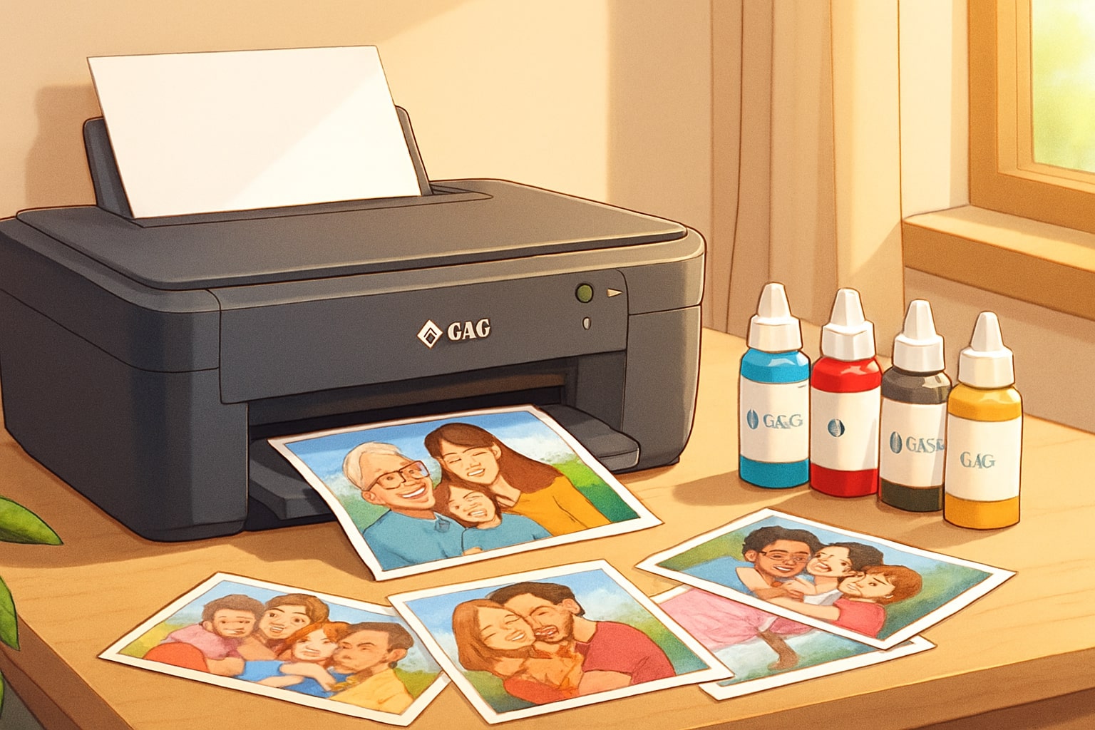 Tinta G&G T09D dan G&G 664 untuk hasil cetak foto tajam dan awet