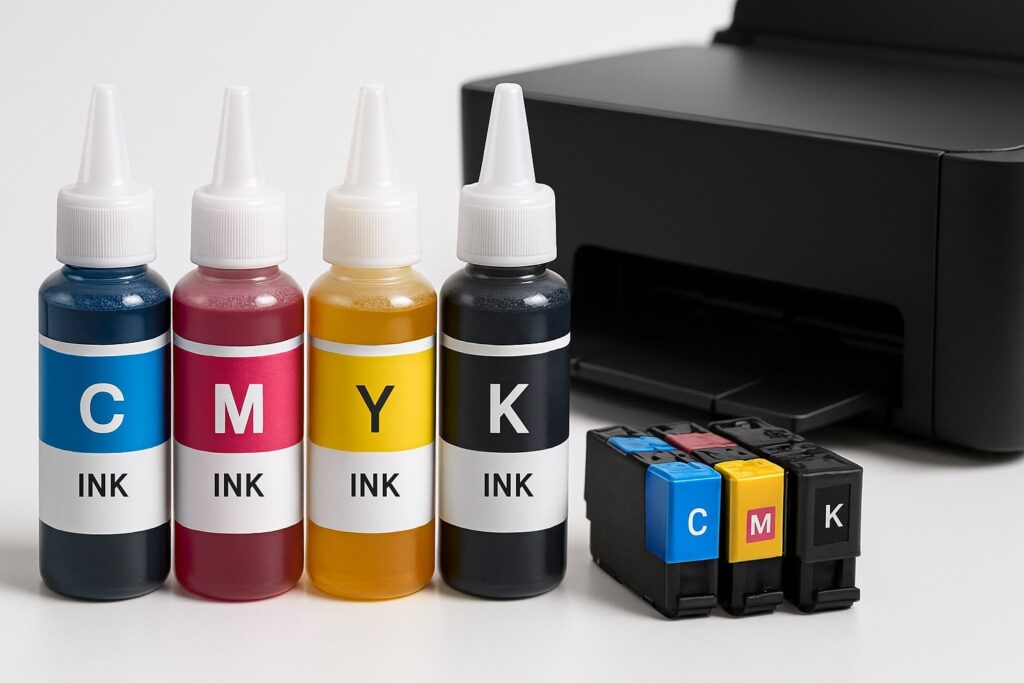 Tinta printer berkualitas dan kartrid untuk mencegah penggumpalan pada printer inkjet