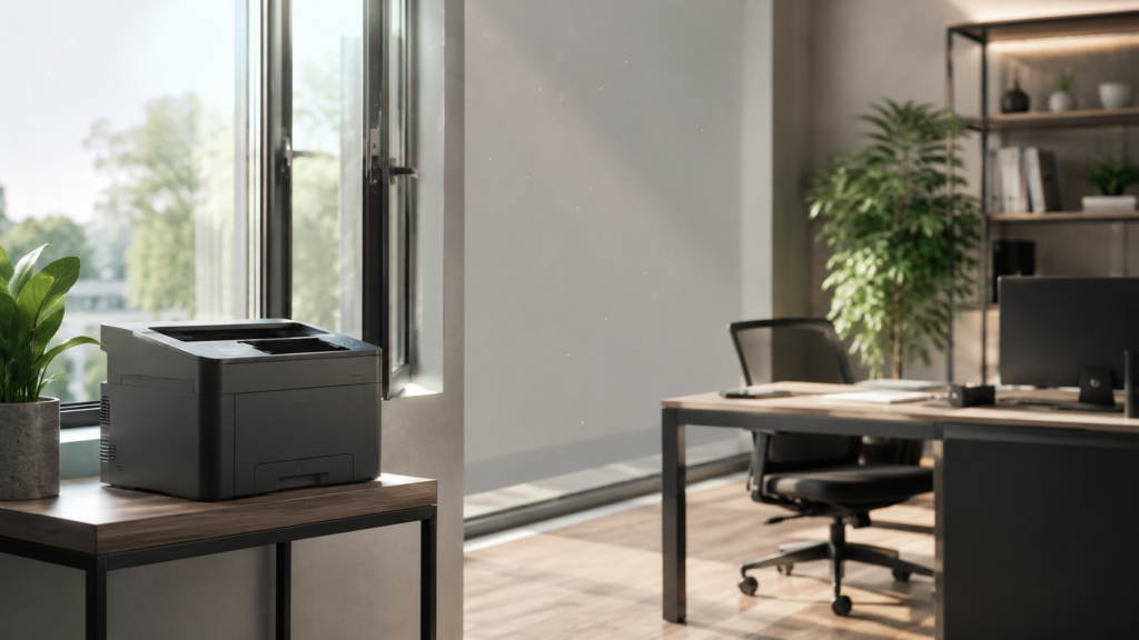 Penggunaan printer di ruangan tertutup dengan ventilasi minim dapat memicu penumpukan partikel udara.