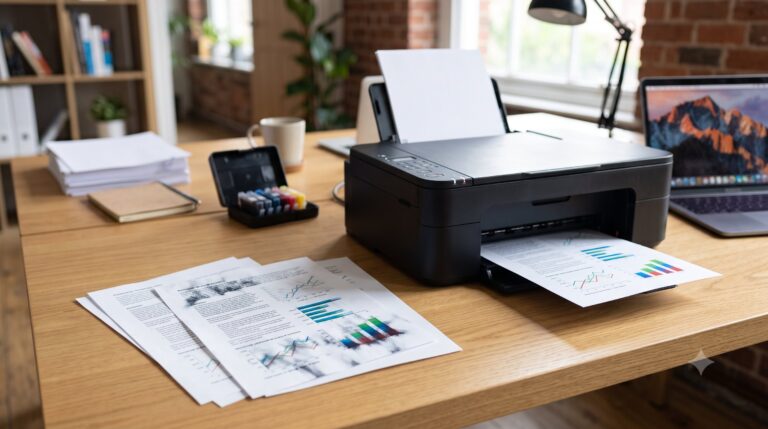 Bleeding hasil cetak pada printer inkjet dibandingkan dengan hasil print yang tajam